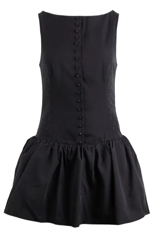Nevah Mini Dress Black sold by Sand Dollar