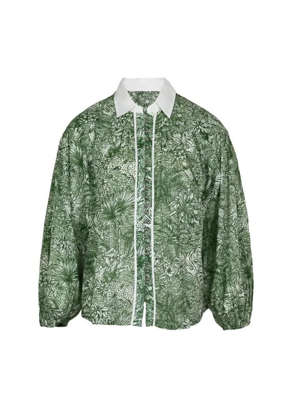 Mona Shirt Green sold by Sand Dollar