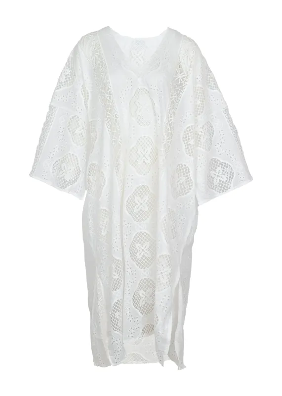 Eden Caftan White sold by Sand Dollar