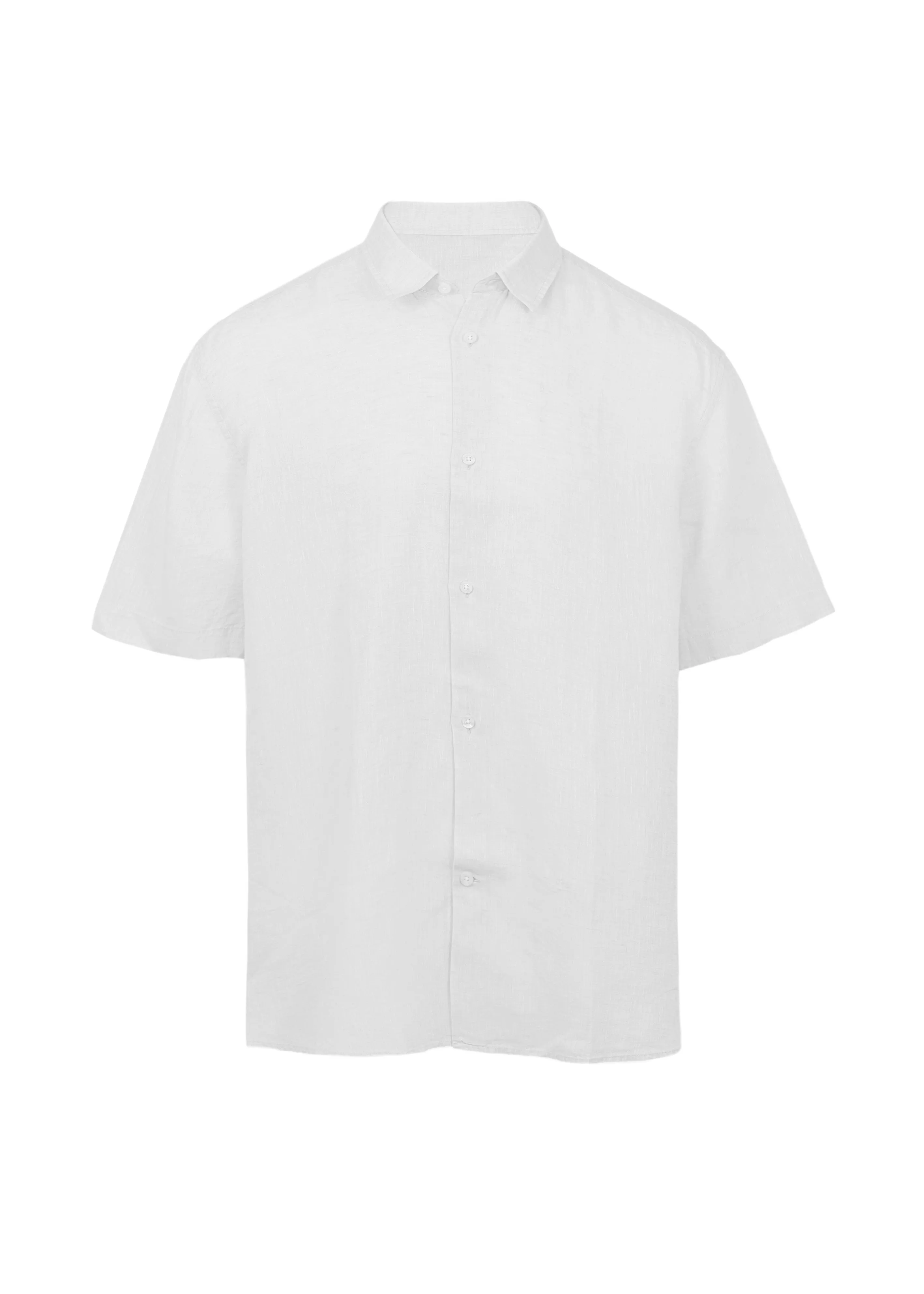 Castro Classic Linen Short Sleeve Shirt White sold by Sand Dollar