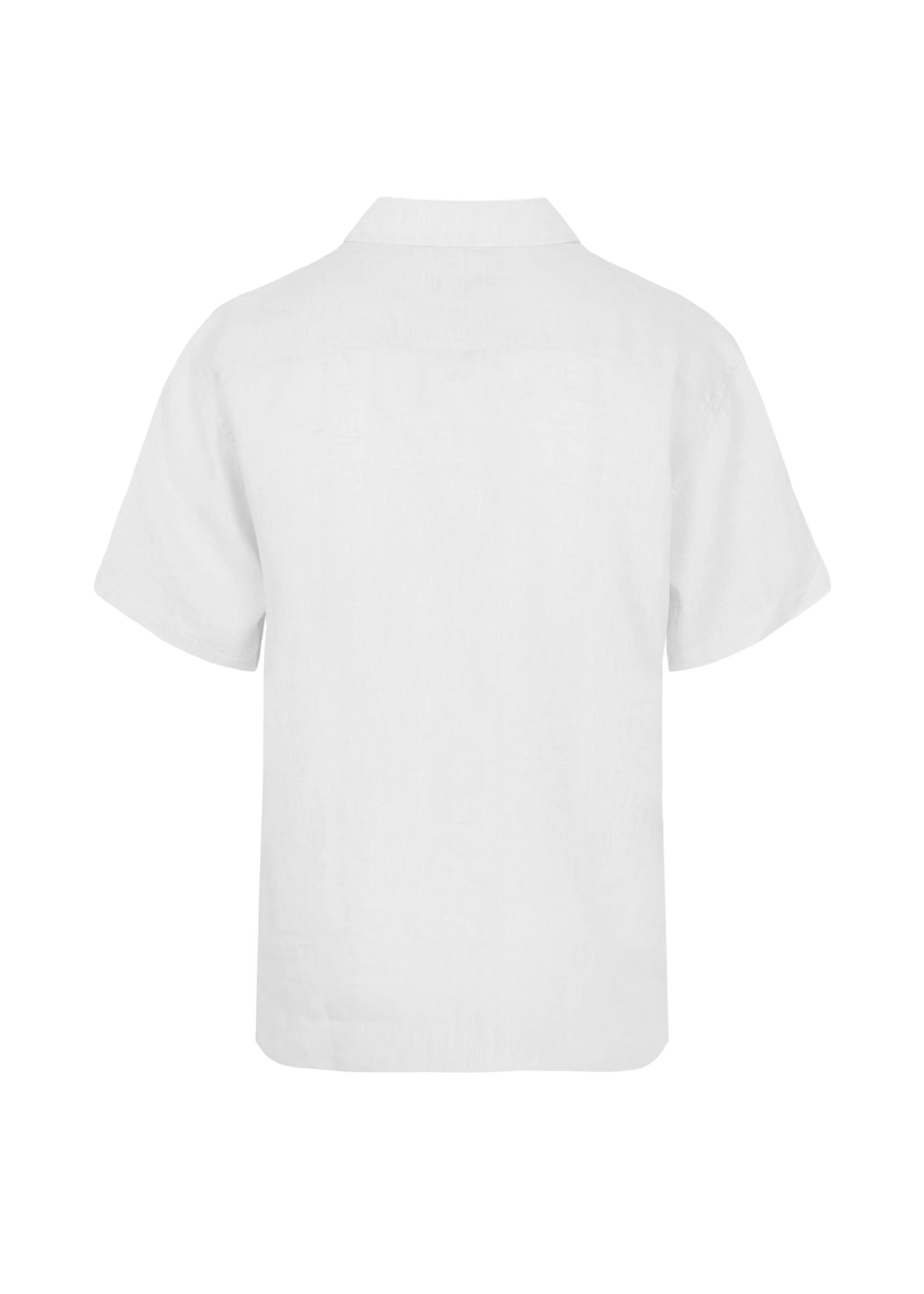 Castro Classic Linen Short Sleeve Shirt White sold by Sand Dollar product image thumbnail 2