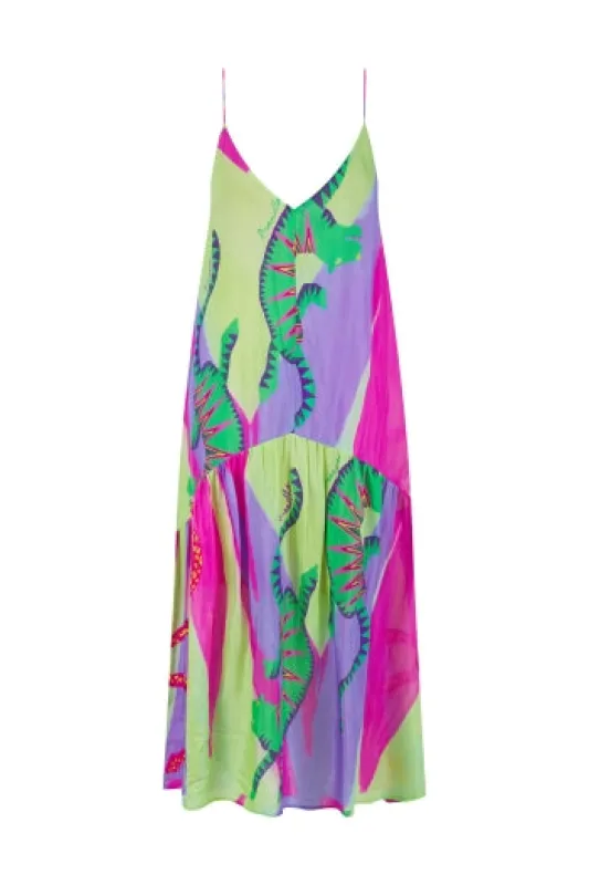 Goddess Wild Dress Purple made by Sand Dollar