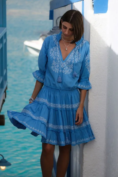 Amante Cornflower Mini Dress sold by Sand Dollar product image thumbnail 2