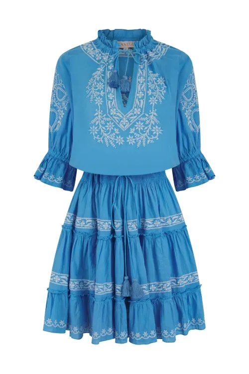 Amante Cornflower Mini Dress sold by Sand Dollar