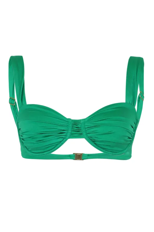 Tropez Bikini Top Pine sold by Sand Dollar
