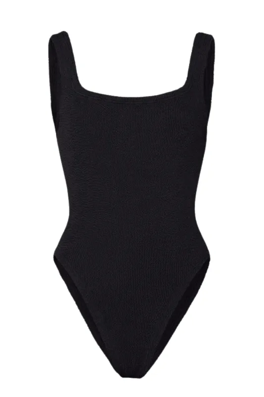 Classic Square Neck Swim Black sold by Sand Dollar