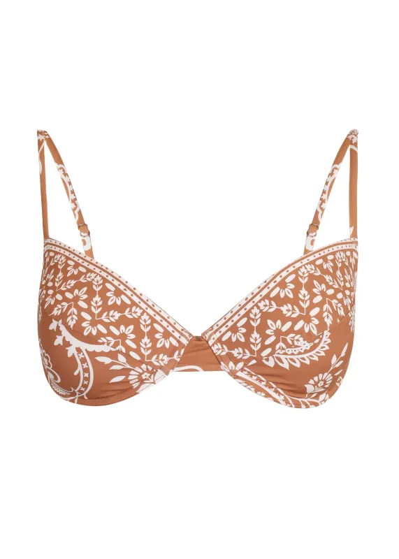 Balconette Bikini Top Buta sold by Sand Dollar