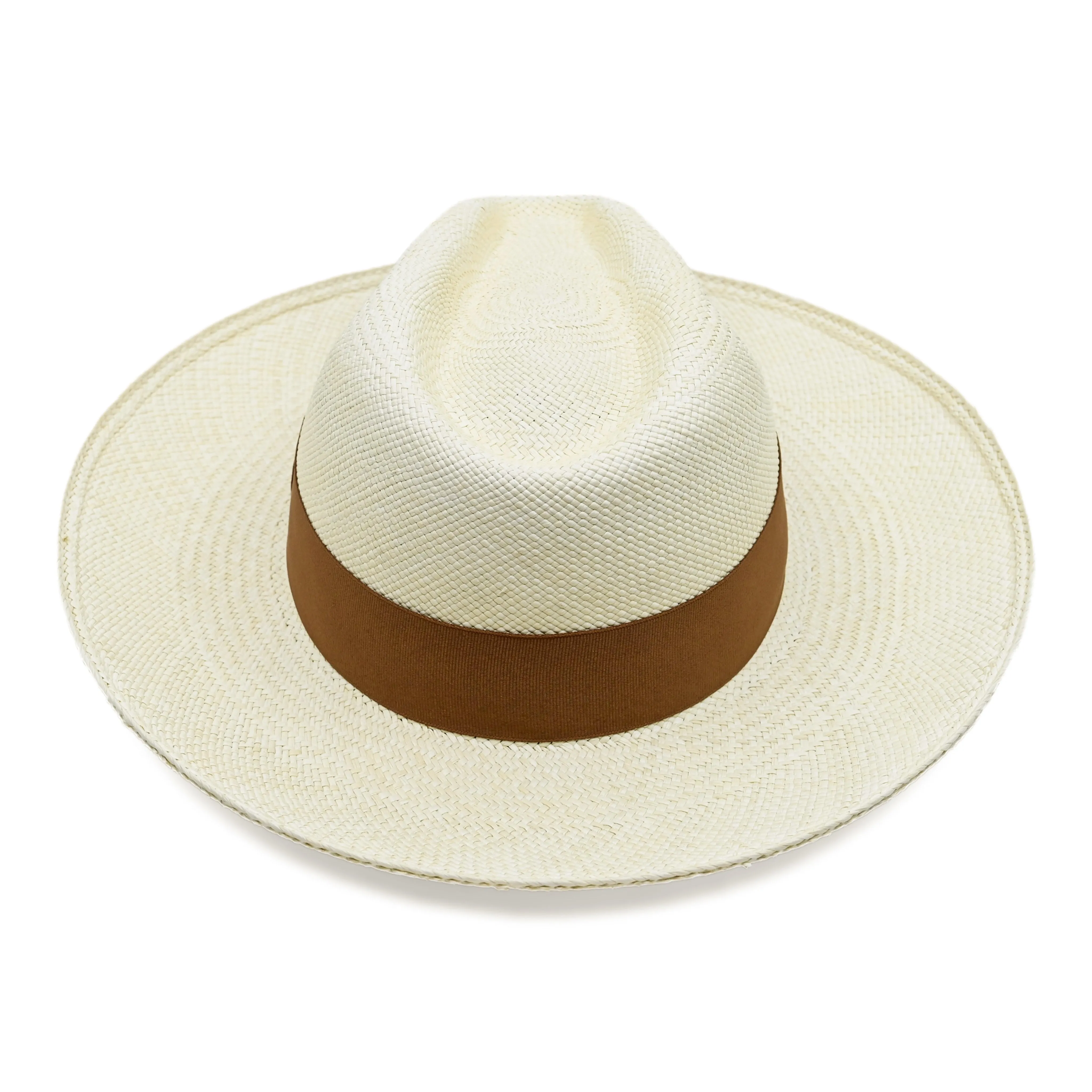 Azuay Clasico Natural Mens Hat With Coffee Band sold by Sand Dollar product image thumbnail 2