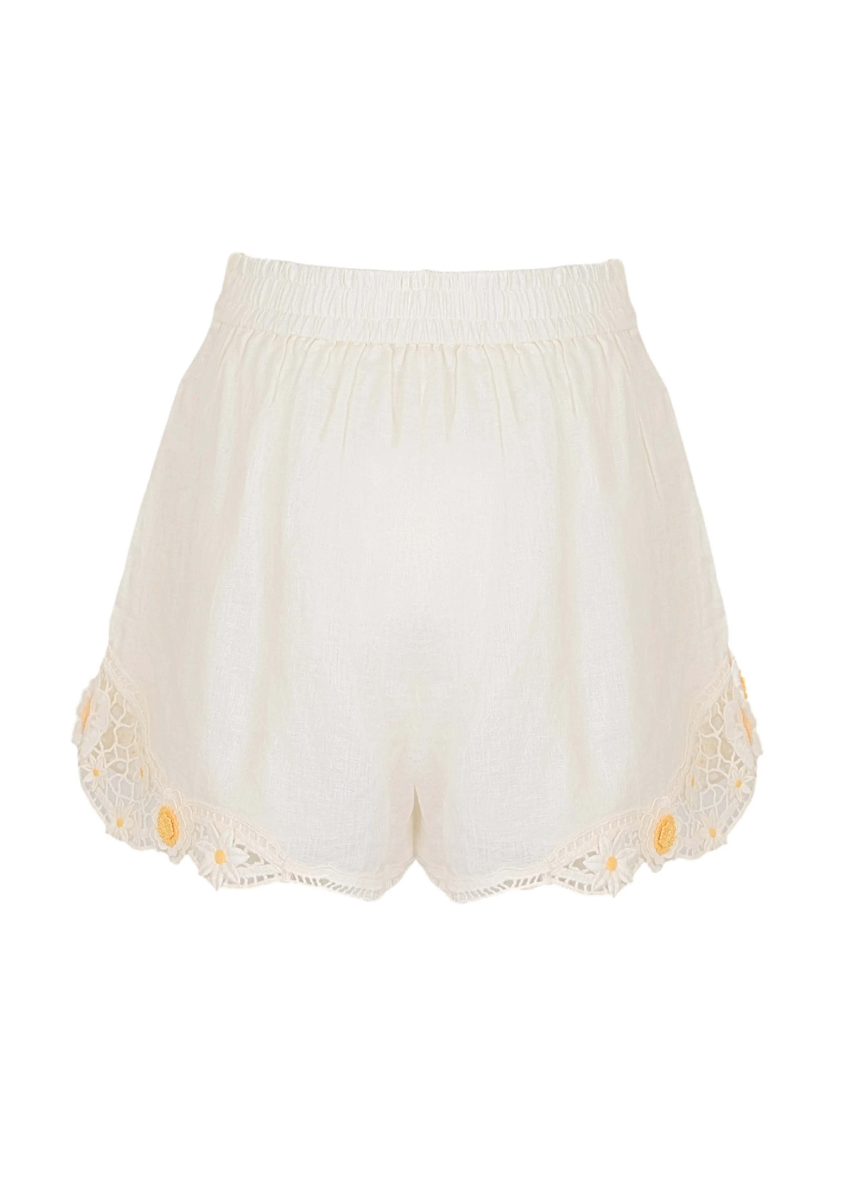Everly Flower Trim Short Ivory sold by Sand Dollar product image thumbnail 3