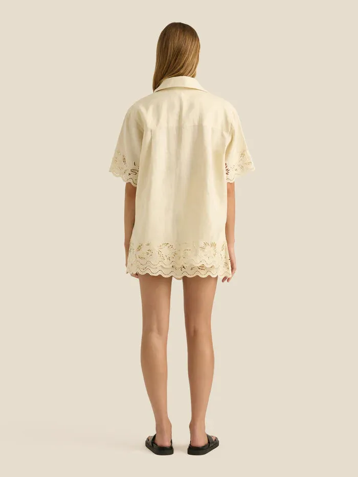 Connie Mini Skirt Serpentine Broderie sold by Sand Dollar product image thumbnail 4