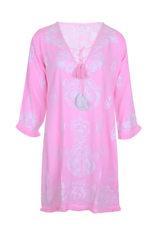 Aggie Mini Dress Pink/Lilac sold by Sand Dollar