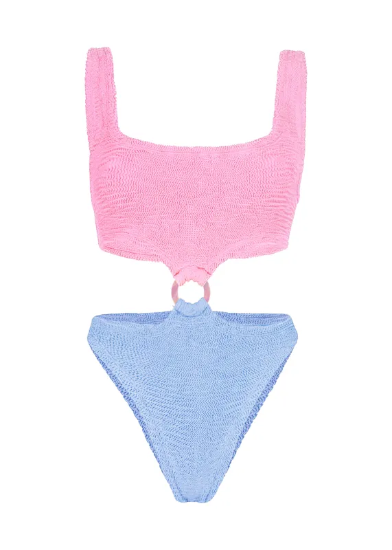 Olivia One Piece Bubblegum Lavender sold by Sand Dollar