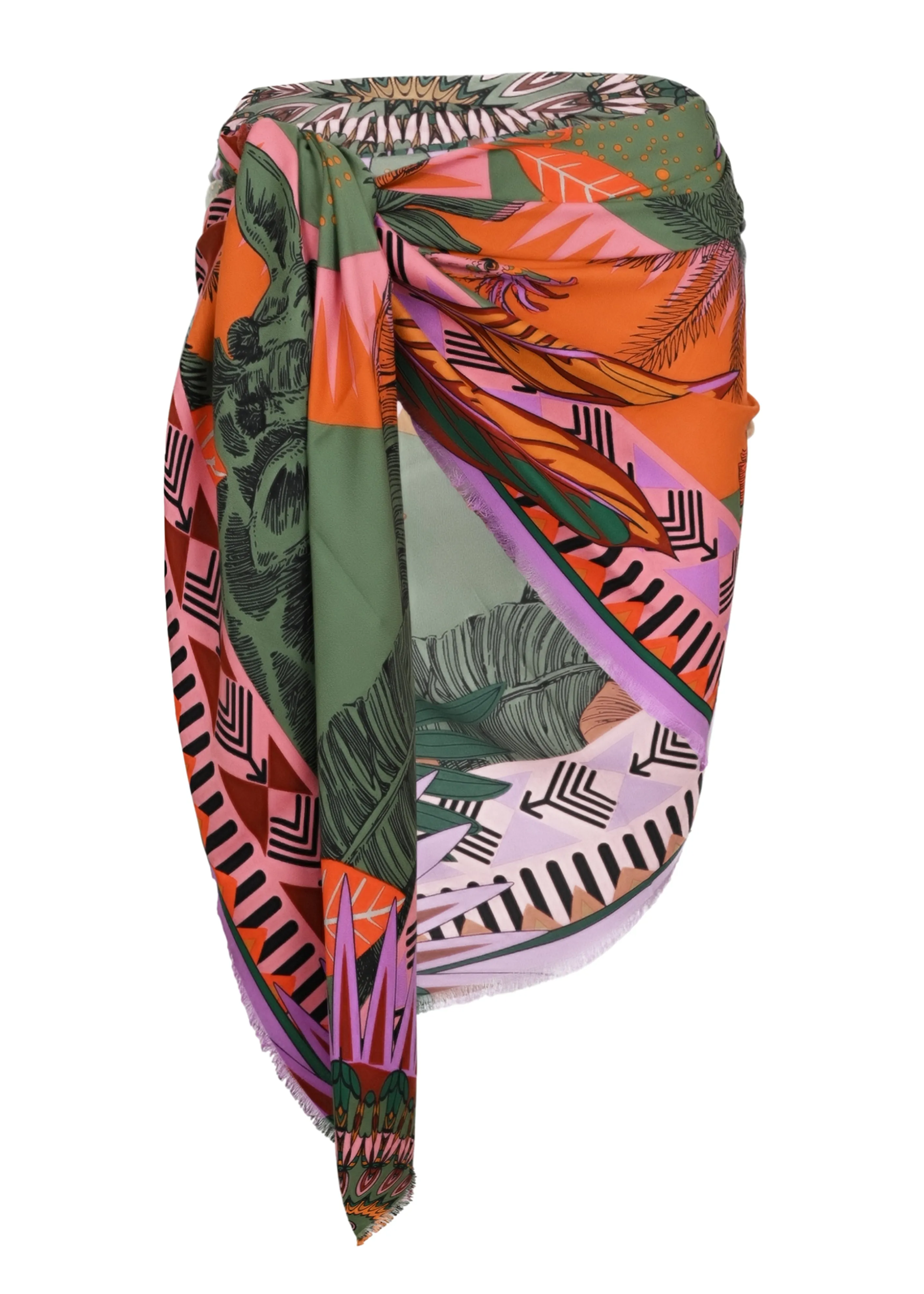 Zoulou Scarf Parme sold by Sand Dollar