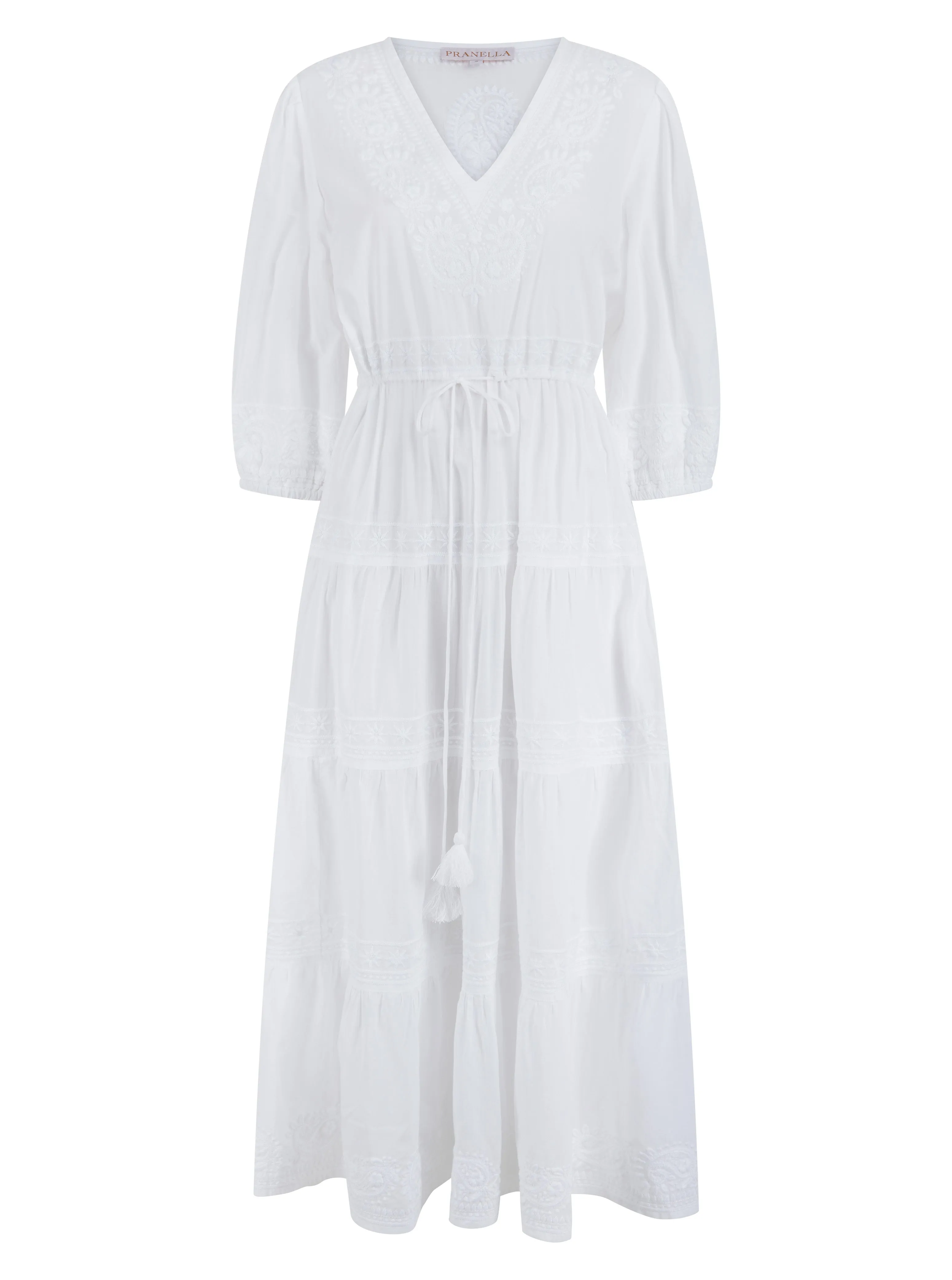 Azul White Maxi Dress sold by Sand Dollar