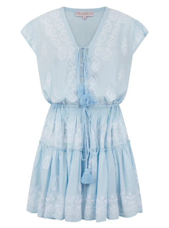 Rider Sky/Blue Mini Dress sold by Sand Dollar