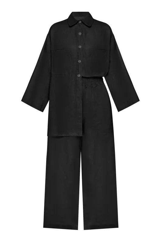 Top And Pants Set Black sold by Sand Dollar