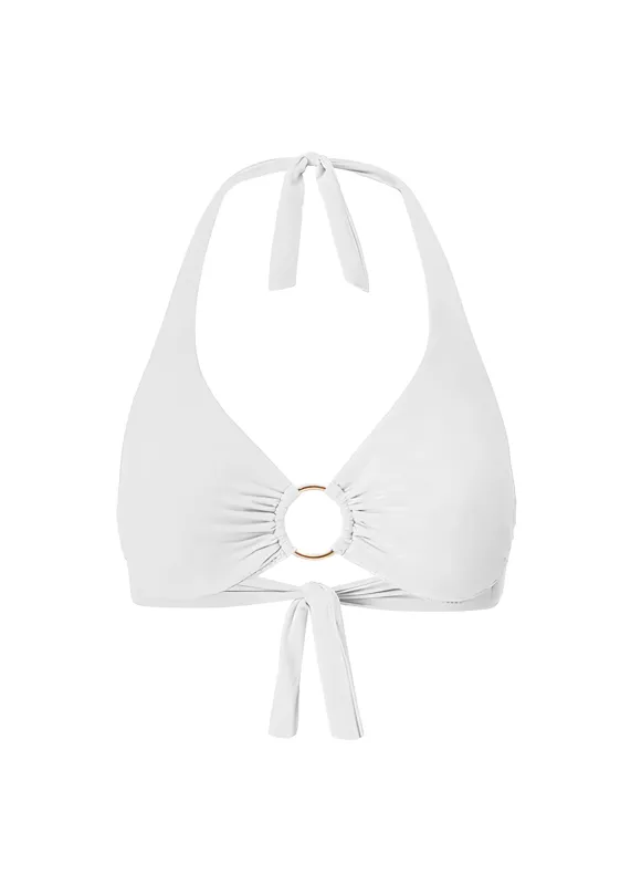 Brussels Bikini Top White sold by Sand Dollar