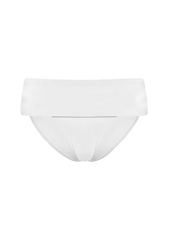 Brussels Bikini Bottom White sold by Sand Dollar