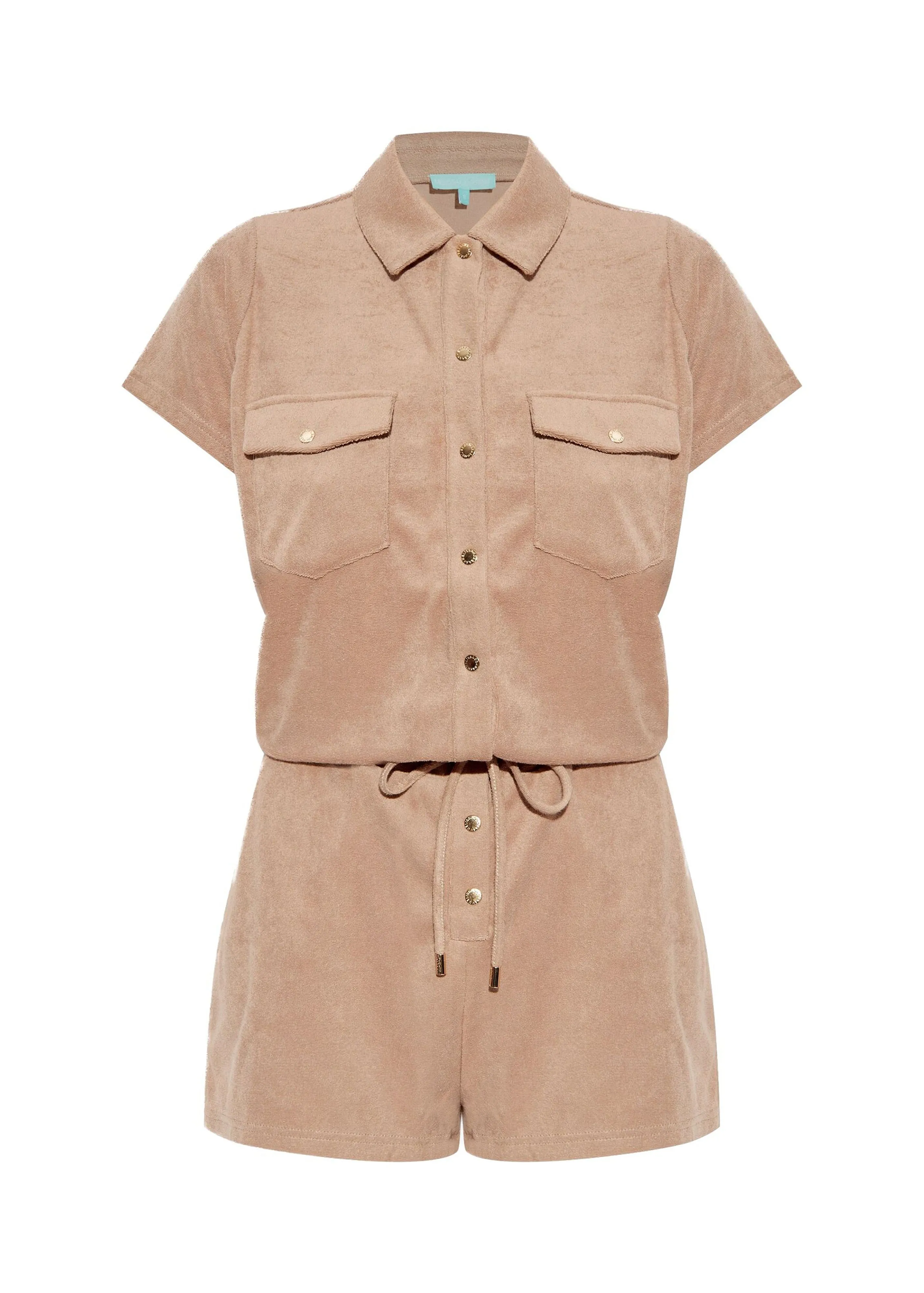 Cheryl Terry Playsuit Almond sold by Sand Dollar