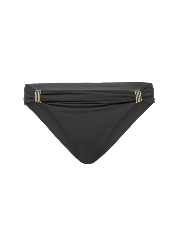 Grenada Bikini Bottom Black sold by Sand Dollar