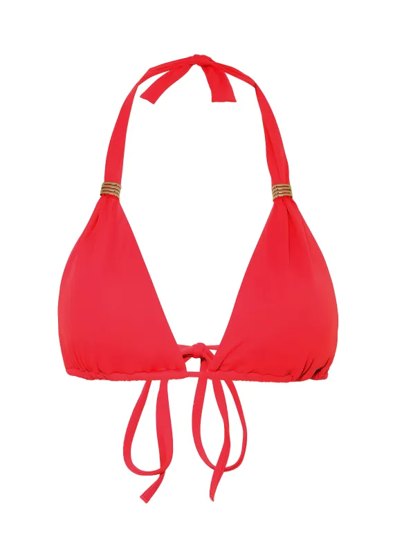 Grenada Bikini Top Red sold by Sand Dollar
