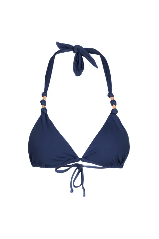 Solid Paula Top Navy sold by Sand Dollar