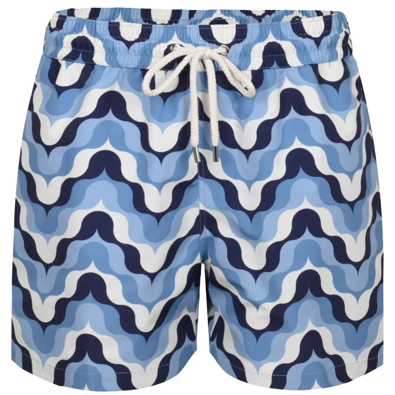 Rio Deserto Print Swimshorts Dusk & Denim Blue sold by Sand Dollar