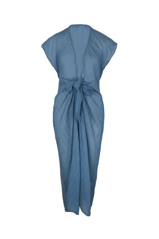 Solid Sasha Long Cover Up Bayside made by Vix