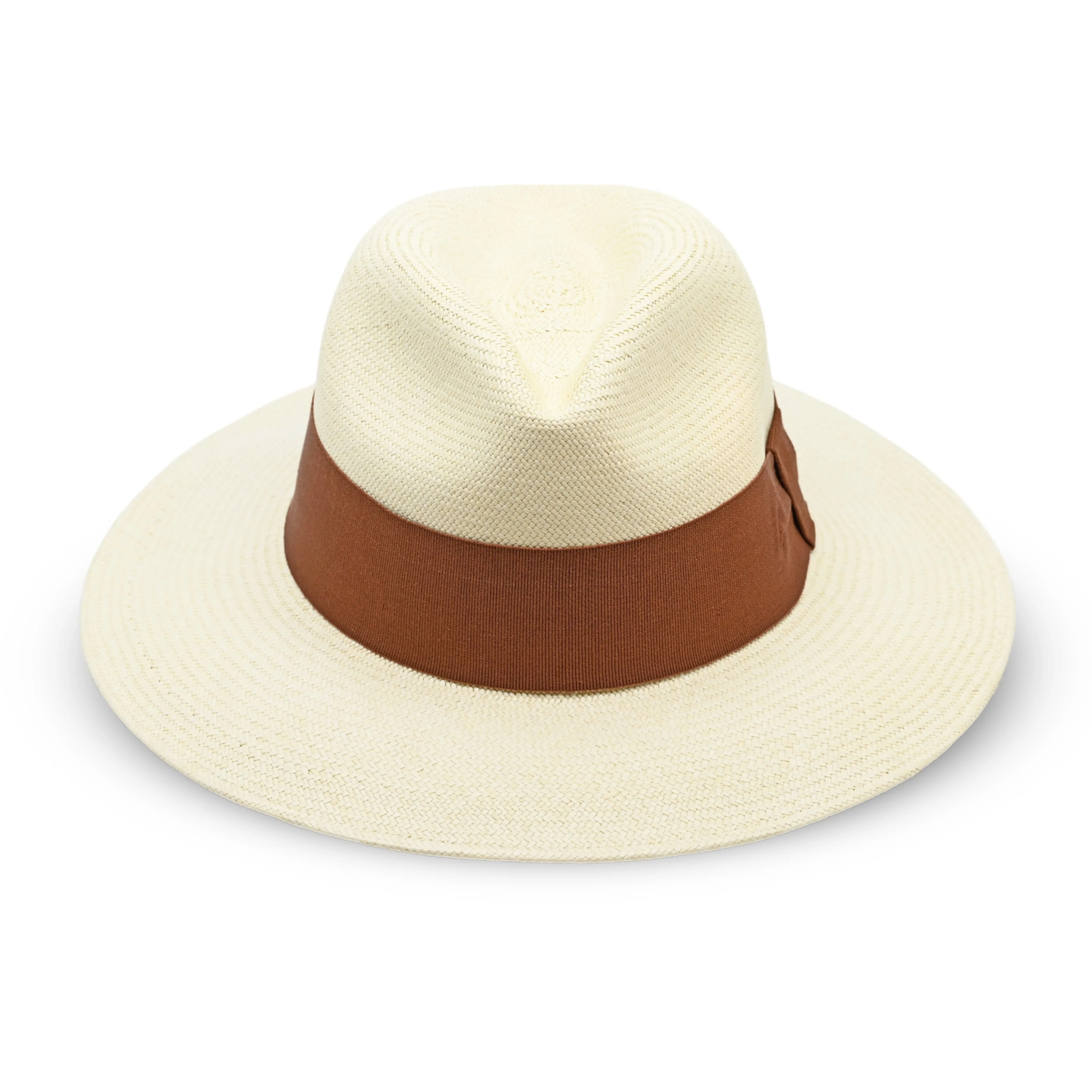 Rafael Panama Hat Wide Ribbon Silk Brown sold by Sand Dollar product image thumbnail 2