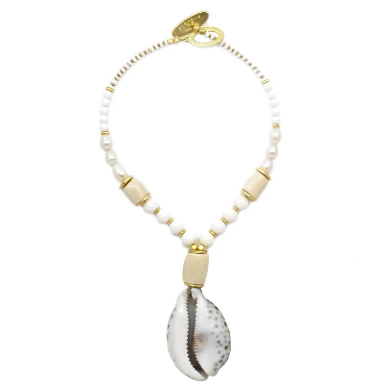 Charela Short Shell Necklace sold by Sand Dollar