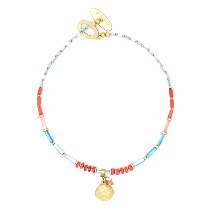 Nerissa Short Shell Scallop Necklace sold by Sand Dollar