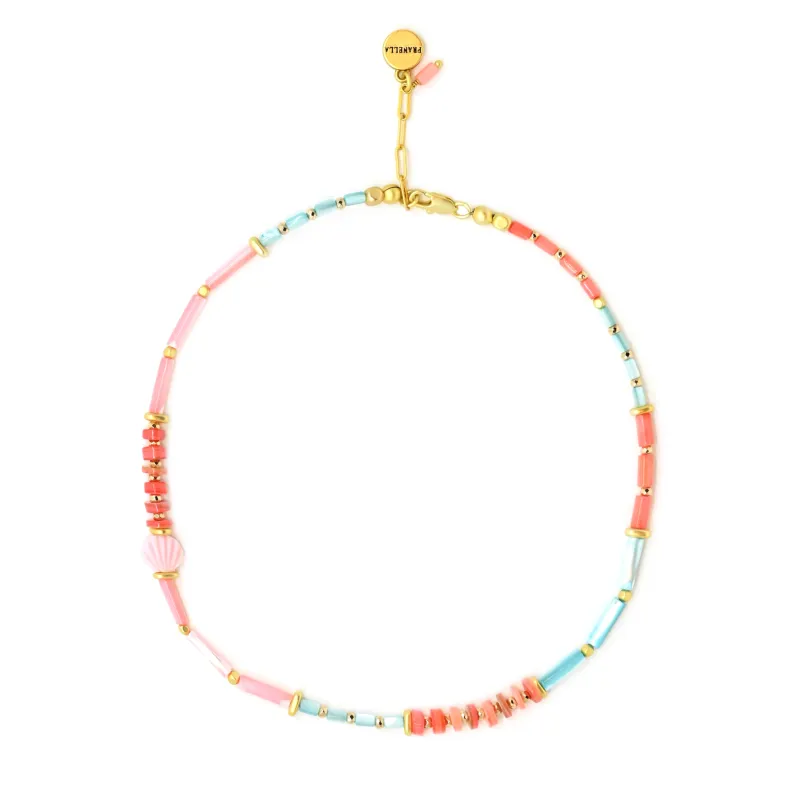 Nerissa Choker Metal Shell Necklace sold by Sand Dollar