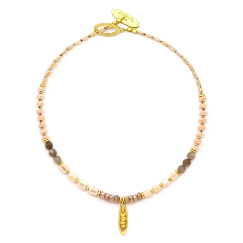 Almond Leaf Necklace sold by Sand Dollar