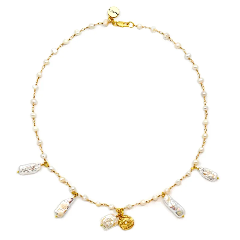 Imelda Short Chain Necklace sold by Sand Dollar