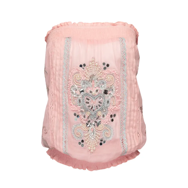 Top Diva Peach/Silver made by Sand Dollar