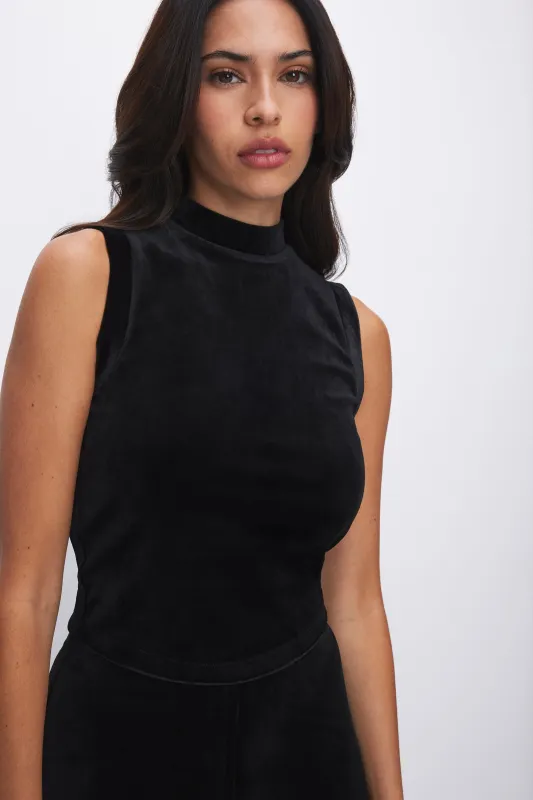 Velvet Tank Black sold by Sand Dollar