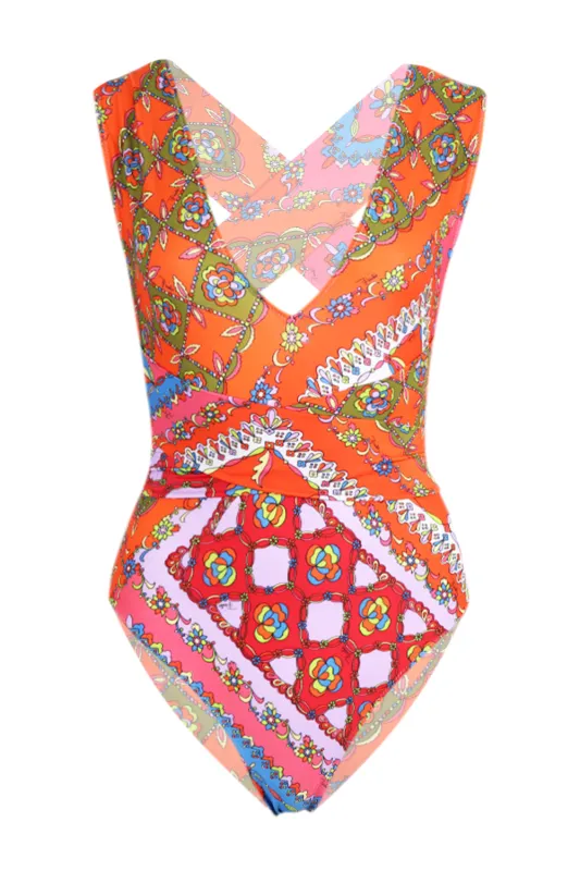 Festa Print One Piece Multi sold by Sand Dollar
