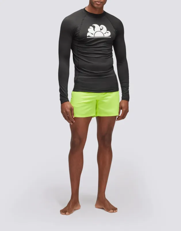 Long Sleeve Rash Guard Black sold by Sand Dollar