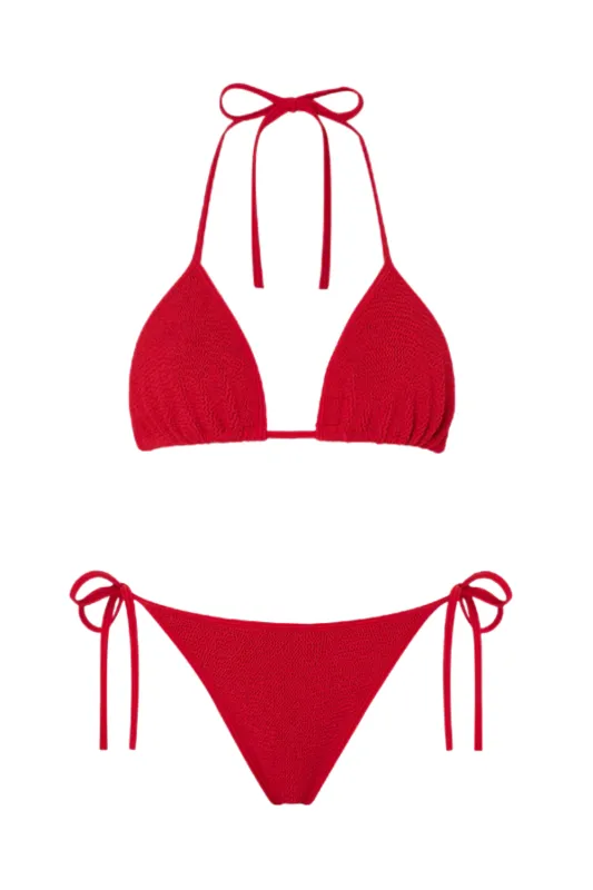 Gina Bikini Red sold by Sand Dollar
