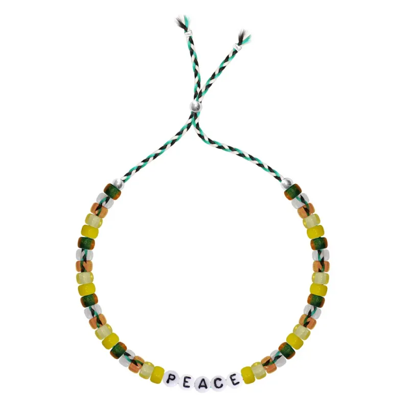 Pony Bead Bracelet - Peace sold by Sand Dollar