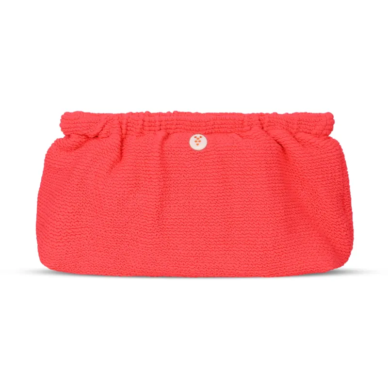Crinkle Clutch Bag Strawberry sold by Sand Dollar