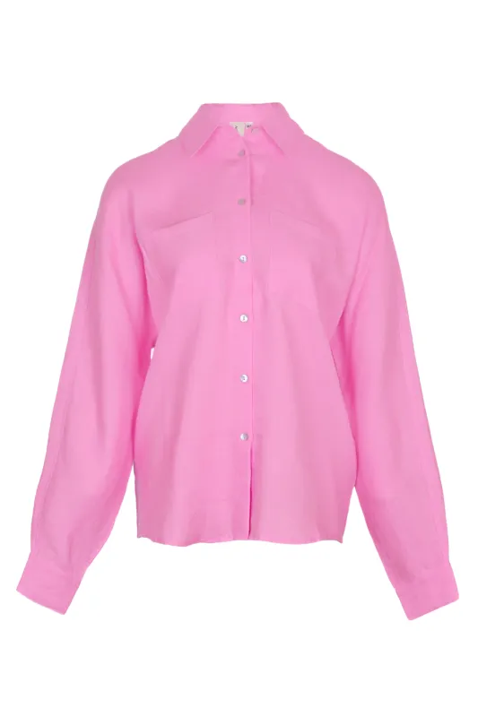 Orchid Linen Shirt sold by Sand Dollar