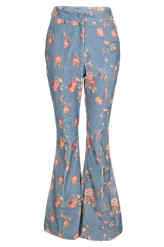 Meyerson Flared Pant Faded Denim sold by Sand Dollar