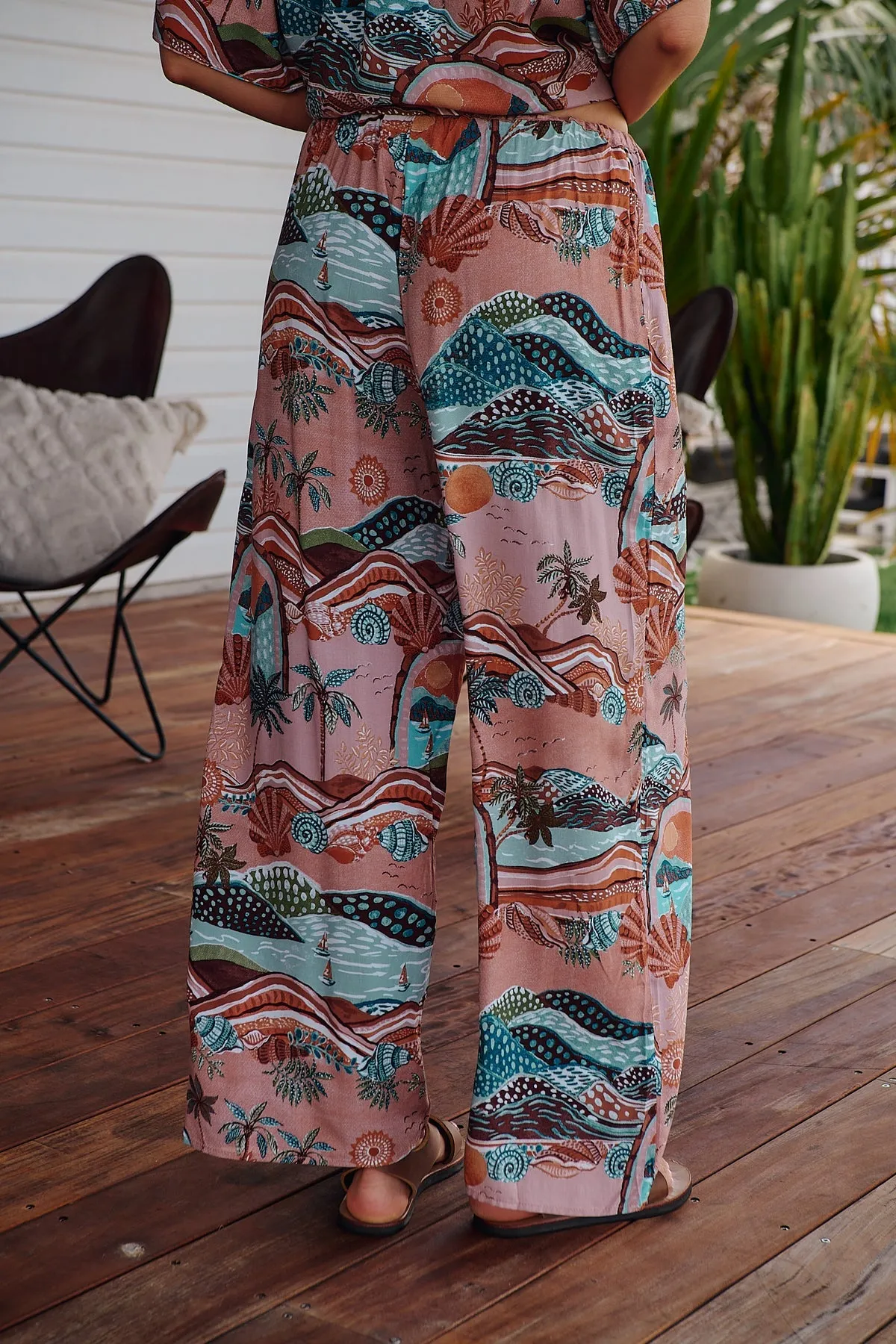 Lakeside Serenity Print Cici Pant sold by Sand Dollar product image thumbnail 3
