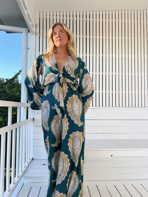 Mahala Print Harlow Jumpsuit sold by Sand Dollar