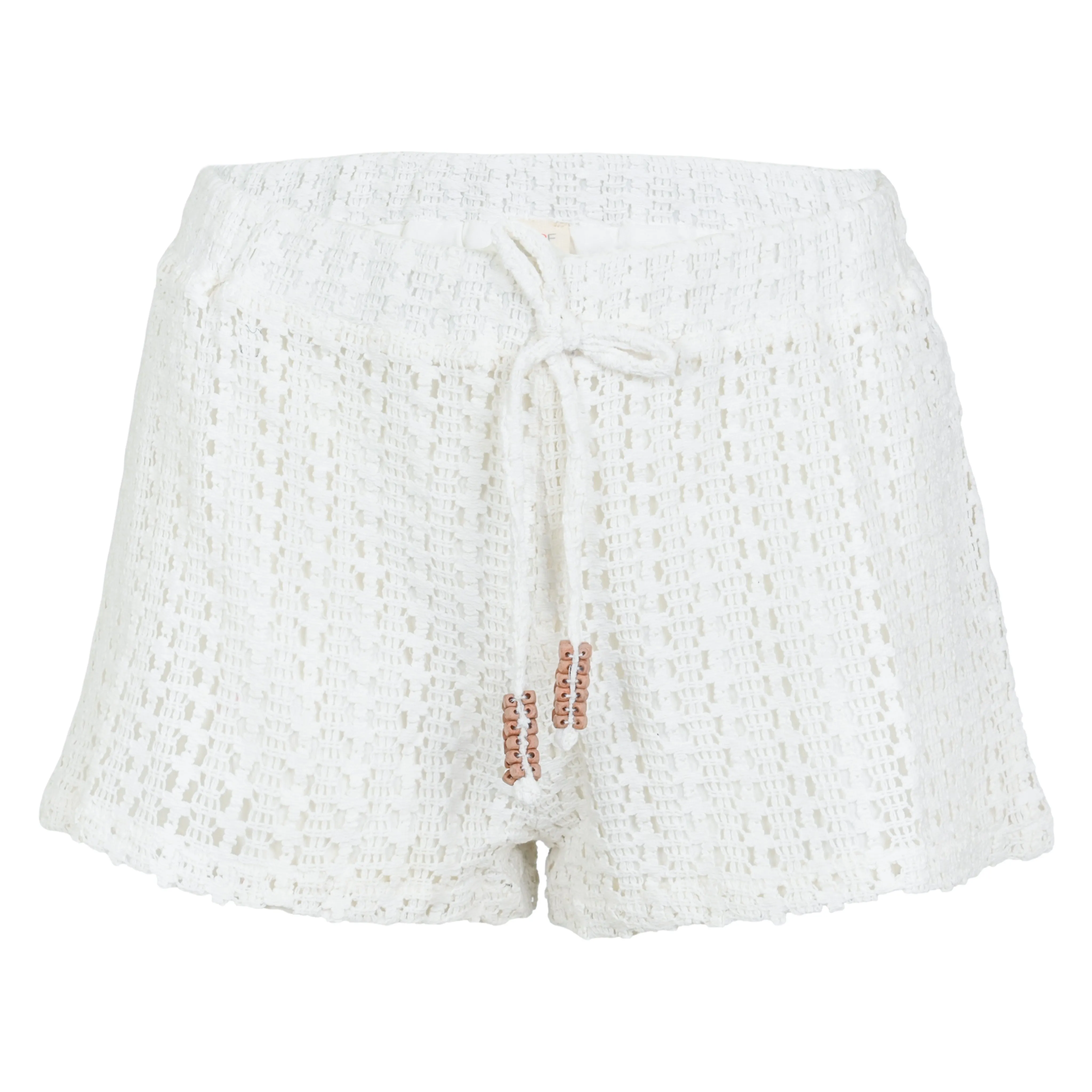 White Vertical Stripe Crochet Short sold by Sand Dollar product image thumbnail 4