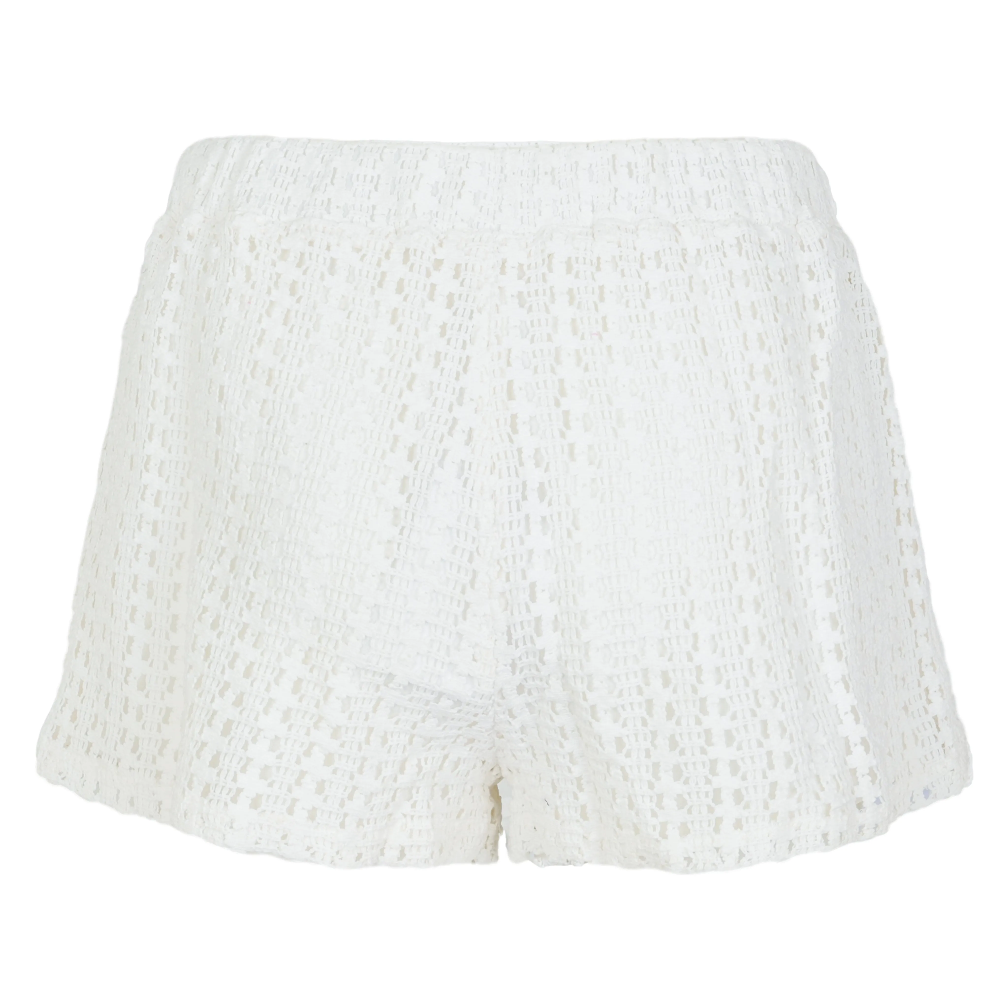 White Vertical Stripe Crochet Short sold by Sand Dollar product image thumbnail 5