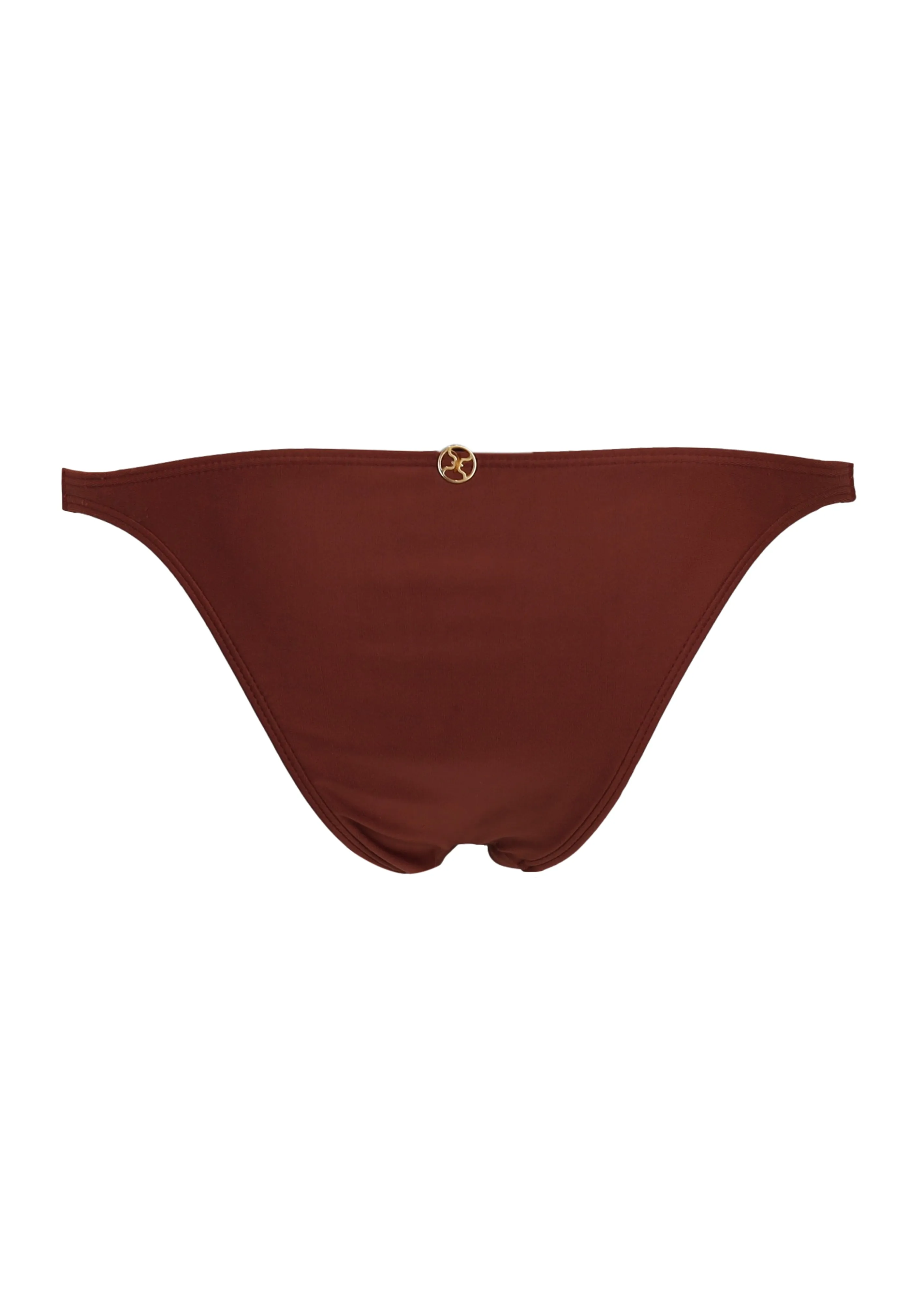 Solid Paula Brazilian Bikini Bottom Brown sold by Sand Dollar product image thumbnail 3