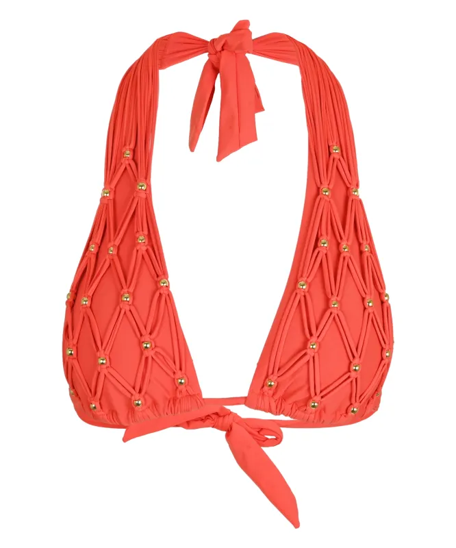 Milos Beaded Brynn Bikini Top sold by Sand Dollar