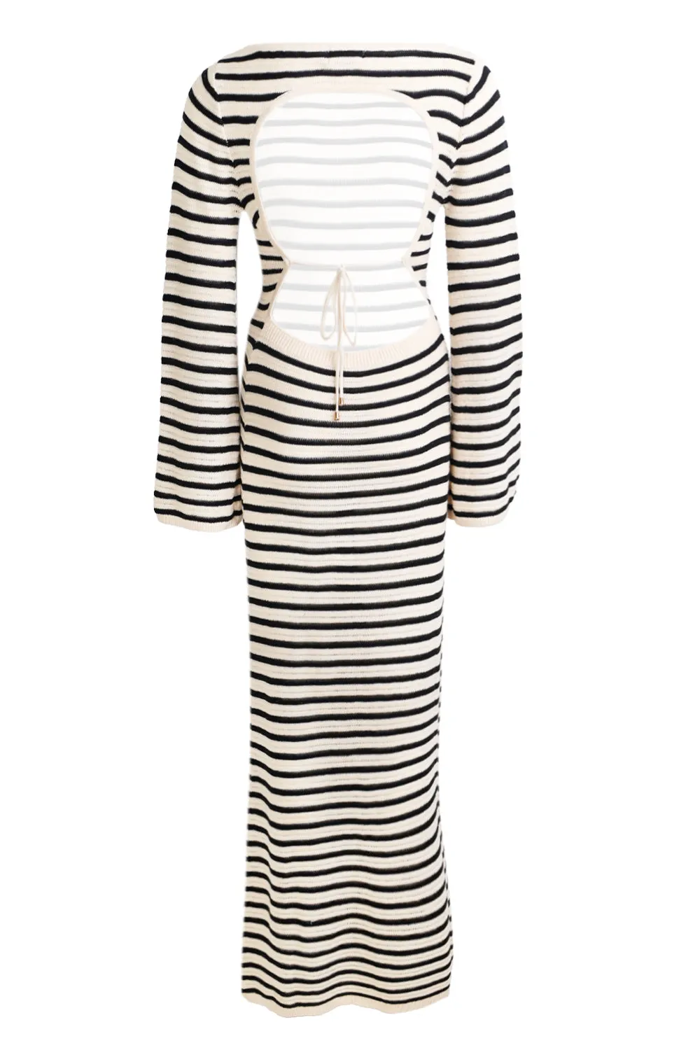 Cherie Knit Maxi Dress Sand/Black sold by Sand Dollar product image thumbnail 3